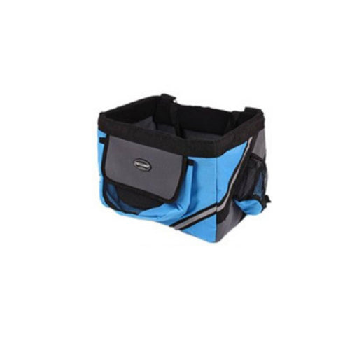 Dog Hugs Cat Bikepaws Pet Traveler removable front bicycle carrier for small cats and dogs, designed for safe outdoor travel.